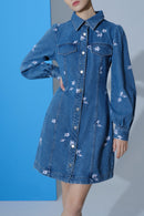 Lily - Robe - Bleu Cascade