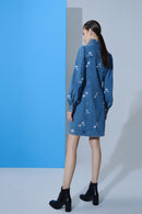 Lily - Robe - Bleu Cascade