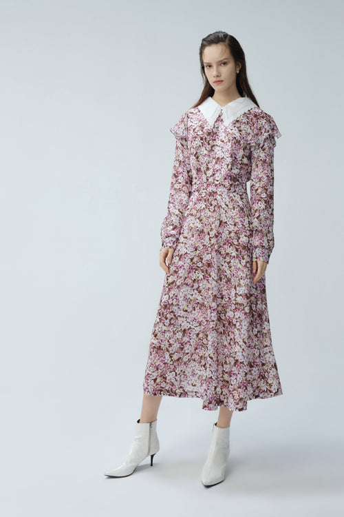 Lily - Robe - Rose Foncé