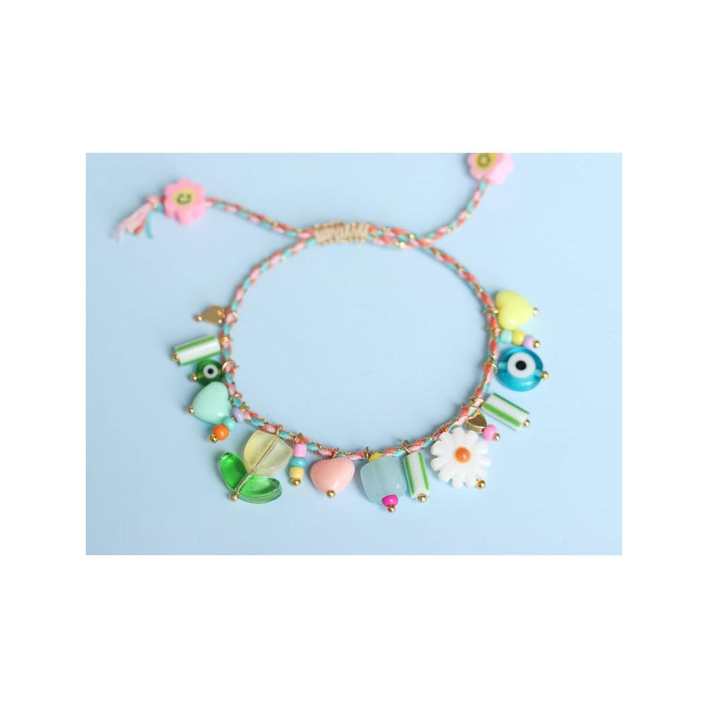 Maxi Bubble Tea Box - Cuentas con 20 compartimentos y fornituras para hacer joyas