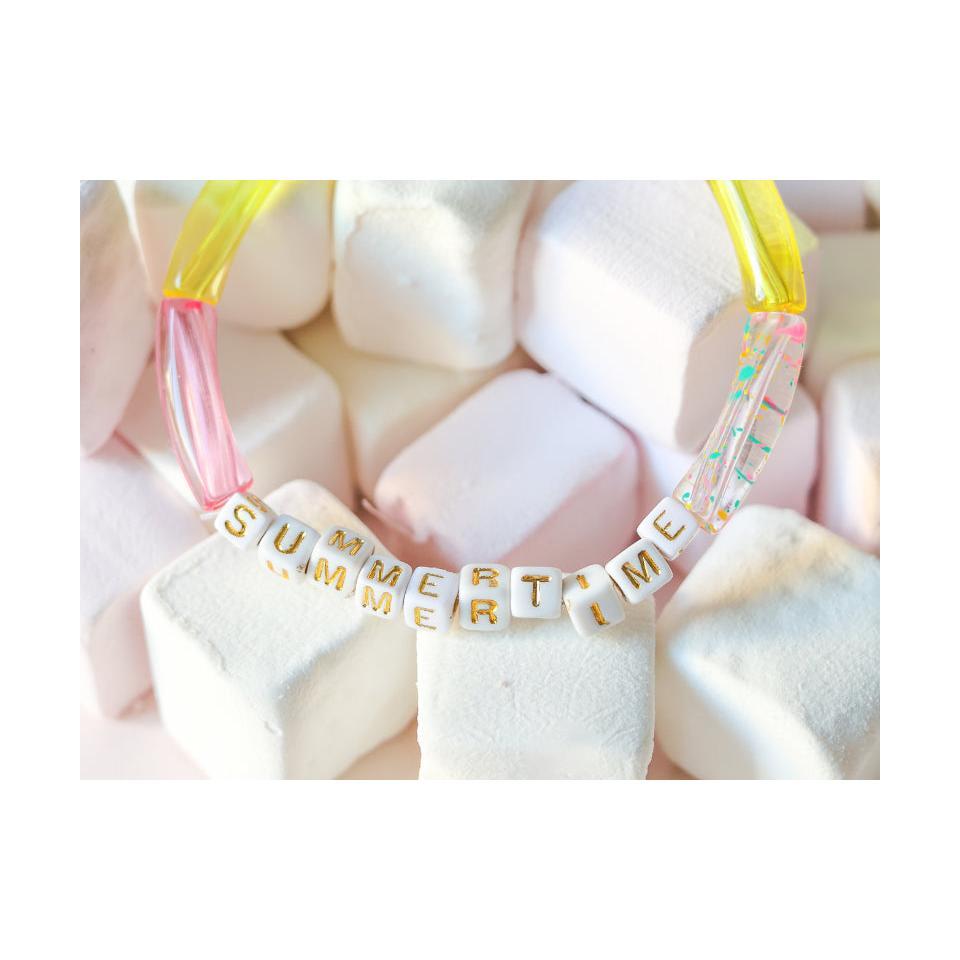 Maxi Bubble Tea Box - Cuentas con 20 compartimentos y fornituras para hacer joyas