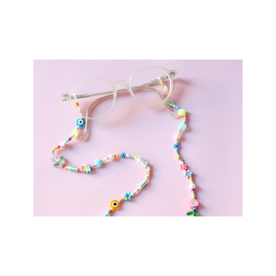 Maxi Bubble Tea Box - Cuentas con 20 compartimentos y fornituras para hacer joyas