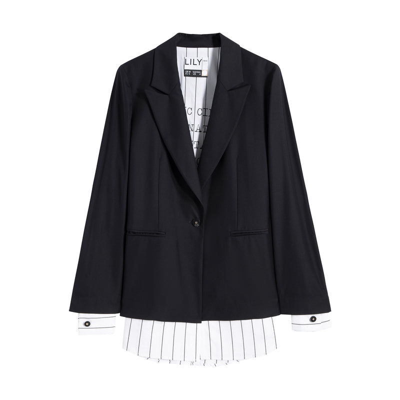 Lily - Blazer - Bleu Marine