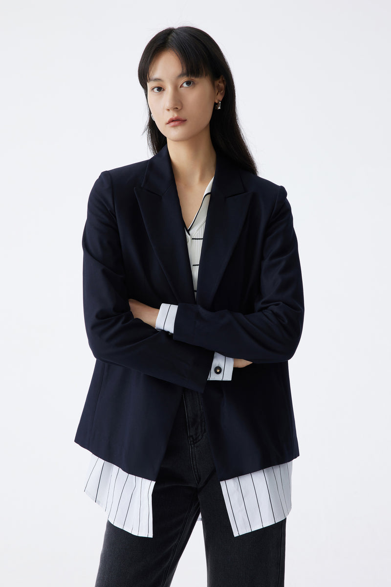 Lily - Blazer - Bleu Marine