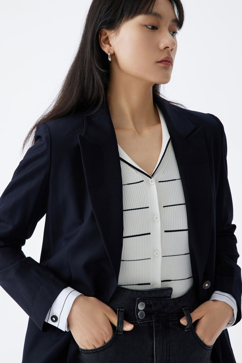 Lily - Blazer - Bleu Marine
