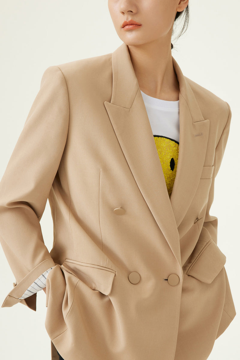 Lily - Blazer - Camel