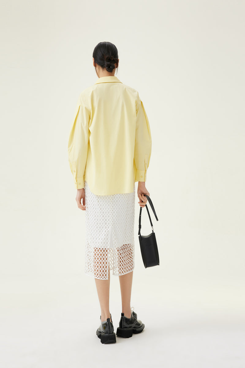 Lily - Chemise - Jaune Mangue