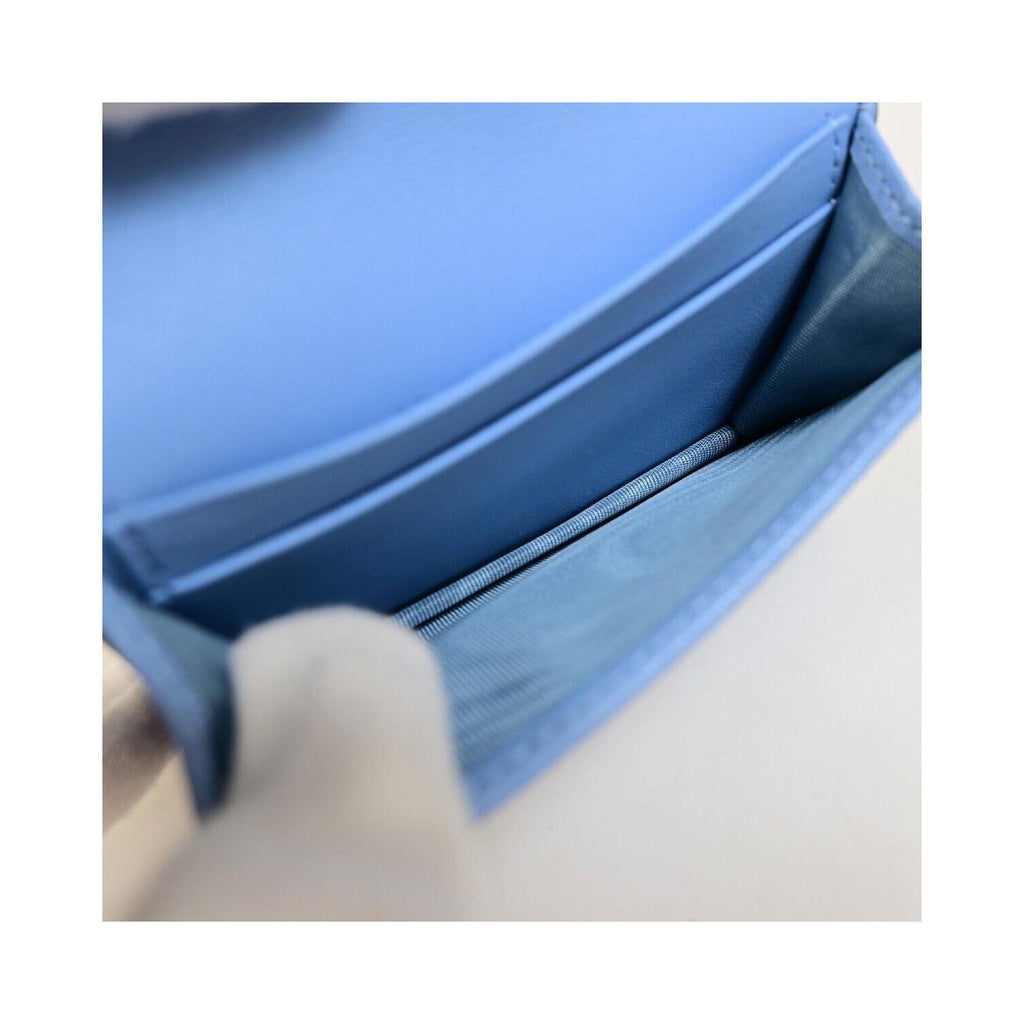 Porte-Cartes Christian Dior Dior Saddle Cuir - Bleu