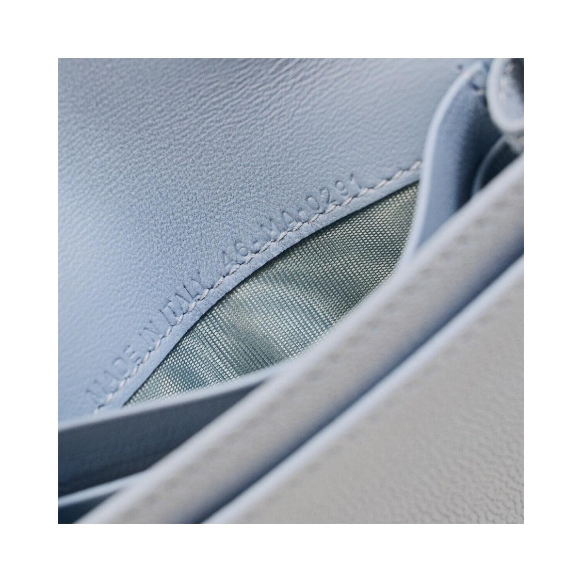 Porte-Cartes Christian Dior Dior Saddle Cuir - Bleu