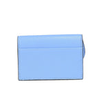 Porte-Cartes Christian Dior Dior Saddle Cuir - Bleu