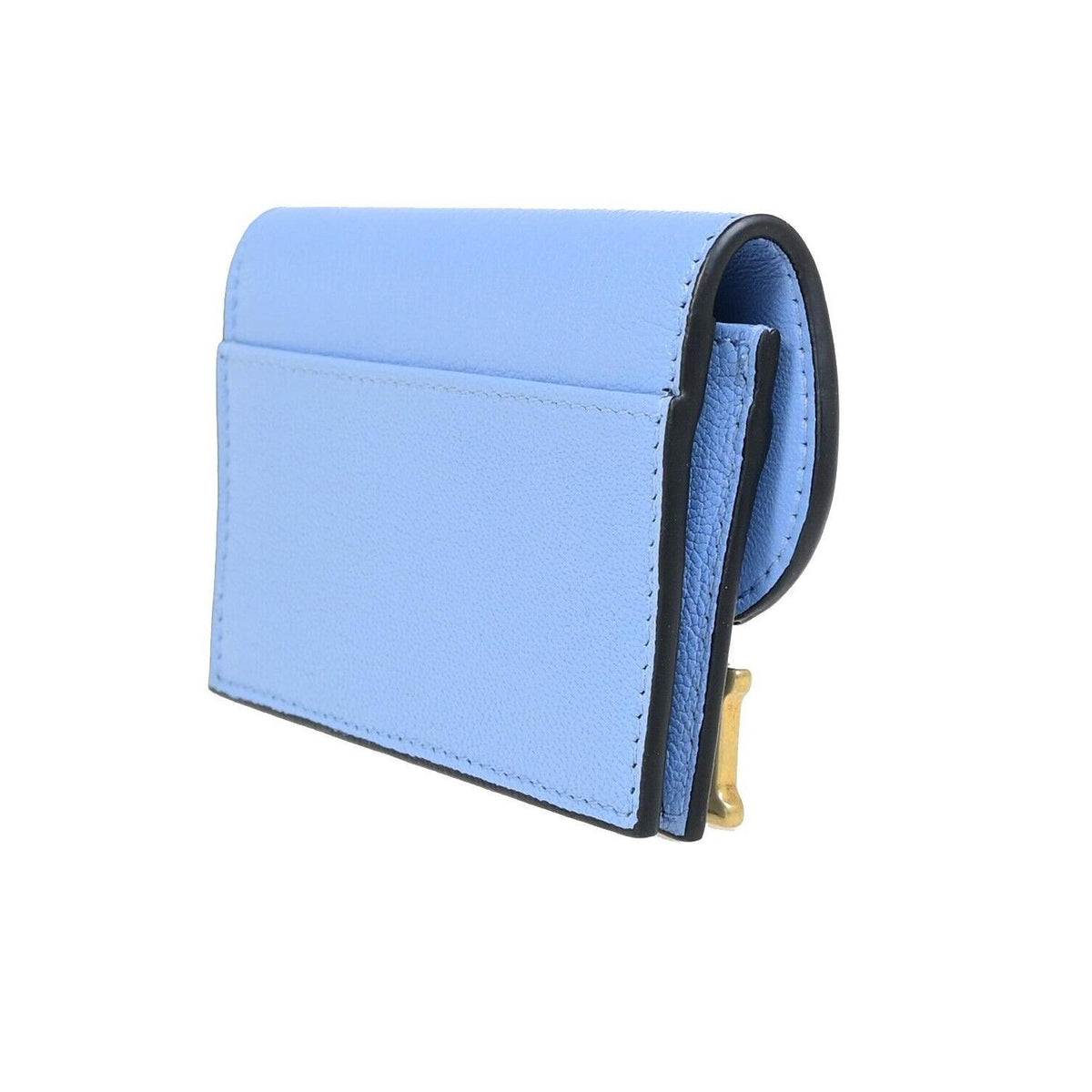 Porte-Cartes Christian Dior Dior Saddle Cuir - Bleu
