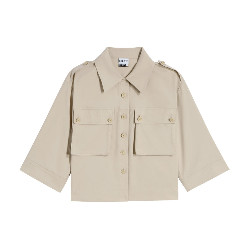 Lily - Chemise - Beige Clair Café