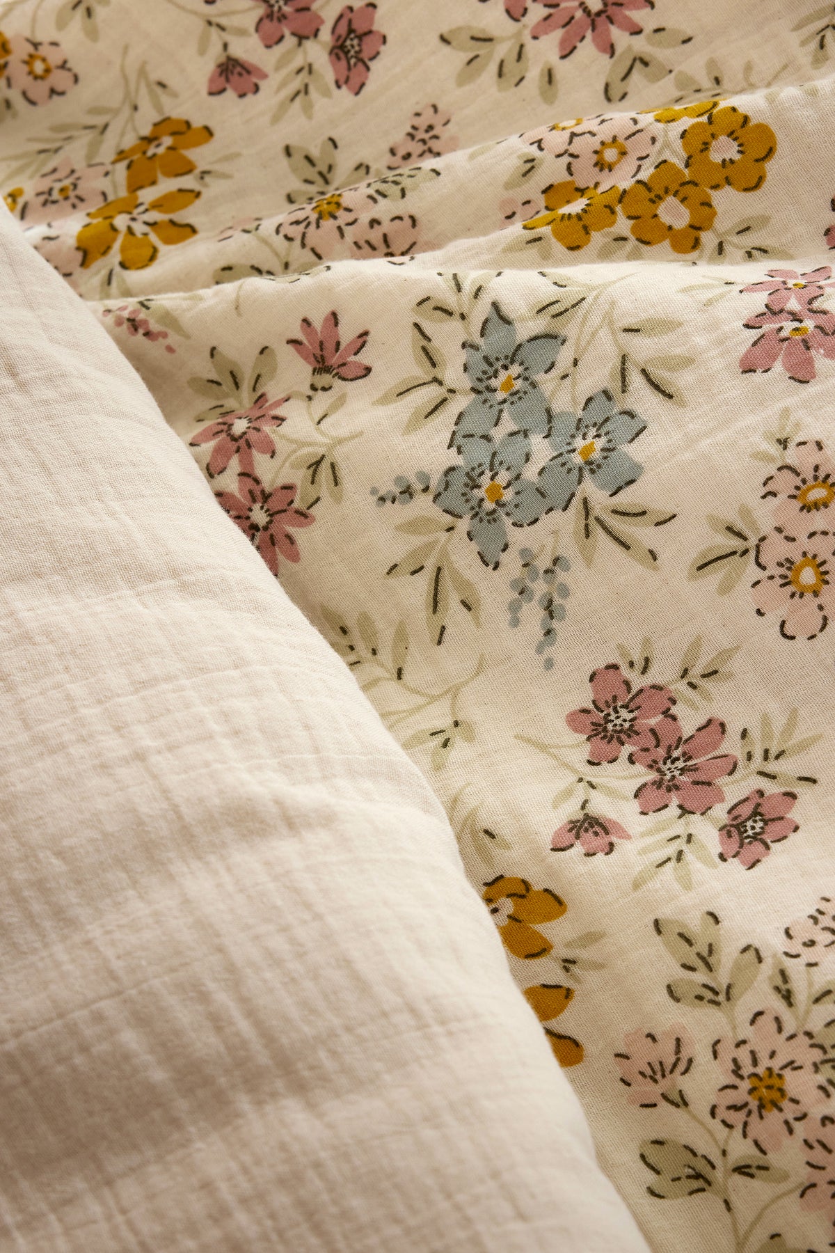 Adele - Housse De Couette - Gaze De Coton Imprimée - Pampa