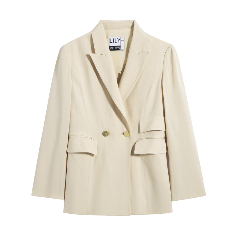 Lily - Blazer - Beige