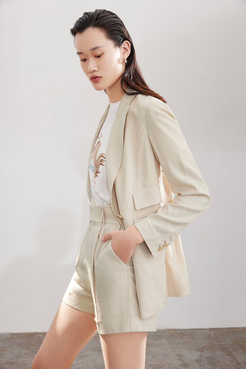 Lily - Blazer - Beige