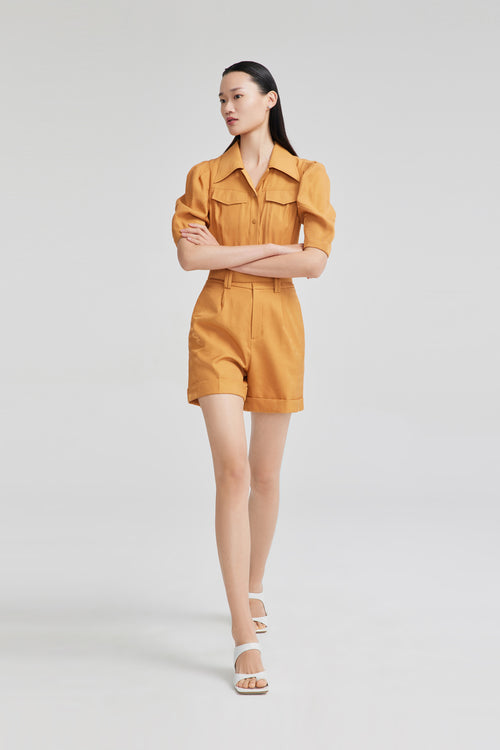 Lily - Short - Brun Doré