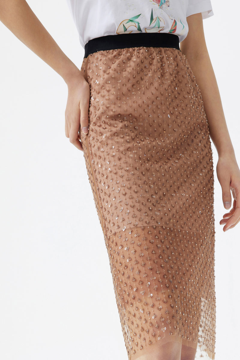 Lily - Jupe - Rose Pâle