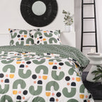Sunshine - Patterned Bedding Set 13.48 - White