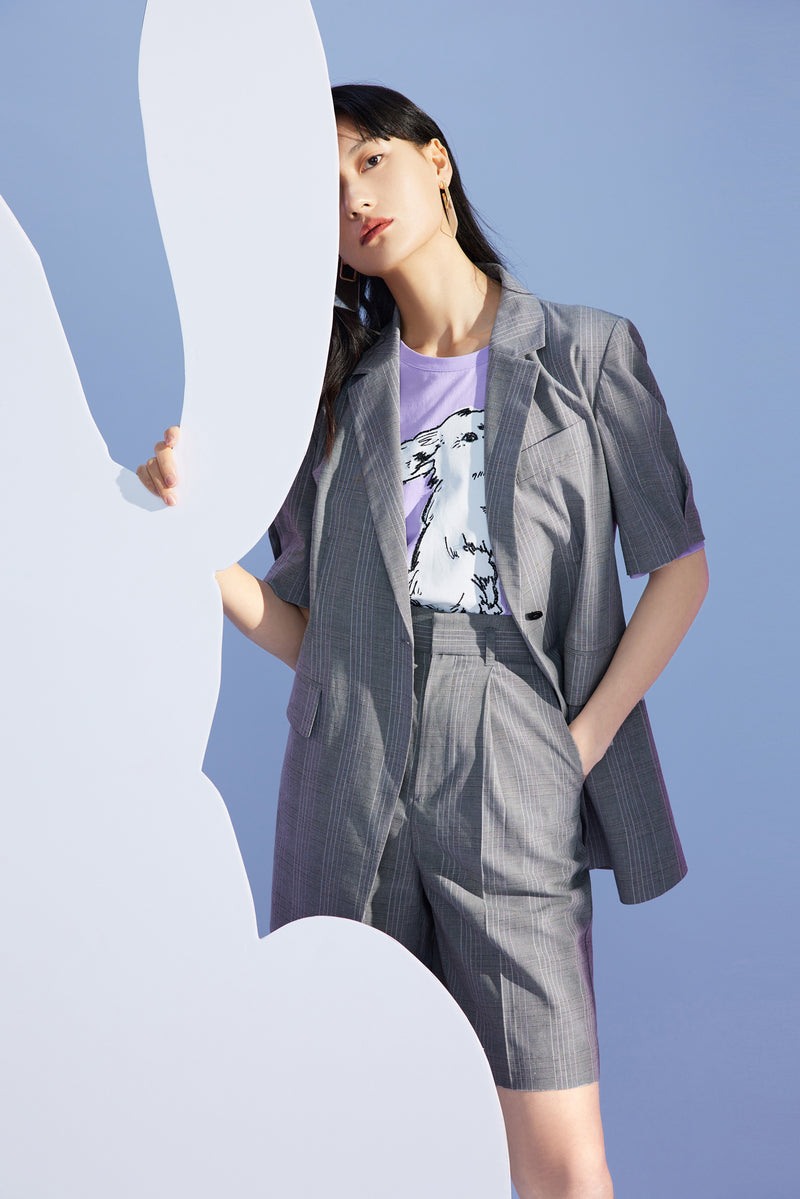 Lily - Blazer - Gris