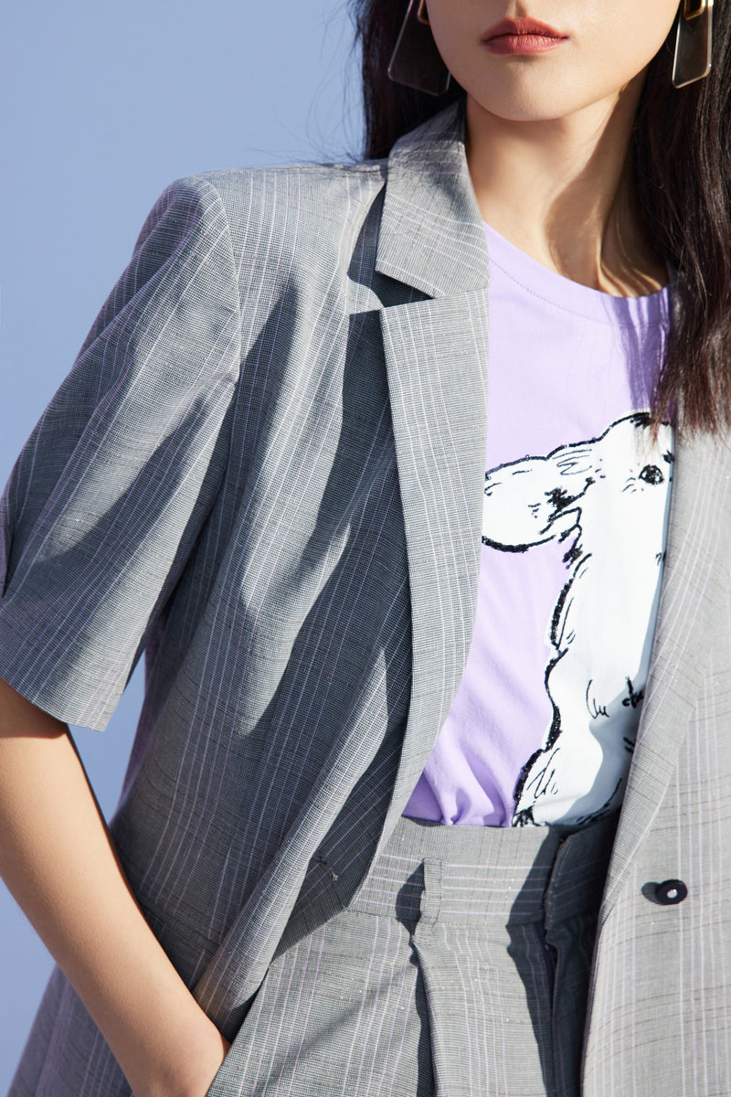 Lily - Blazer - Gris