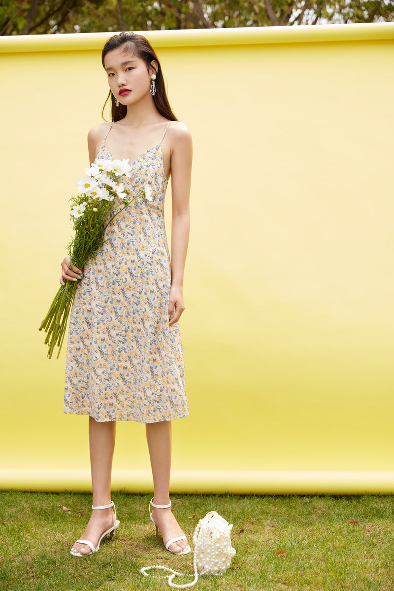 Lily - Robe - Jaune Orangé