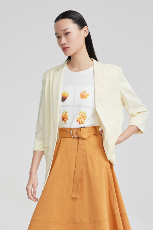 Lily - Blazer - Jaune Fluo