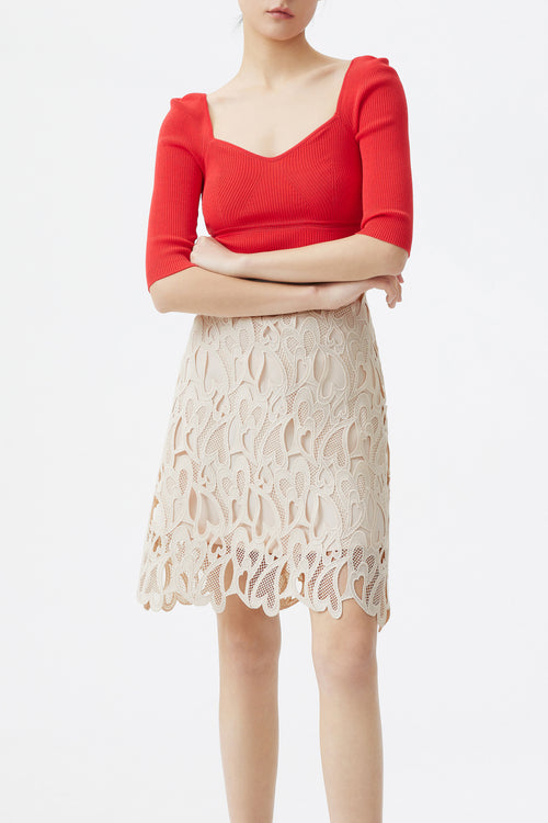 Lily - Jupe - Camel Clair