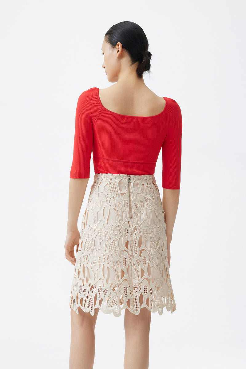 Lily - Jupe - Camel Clair