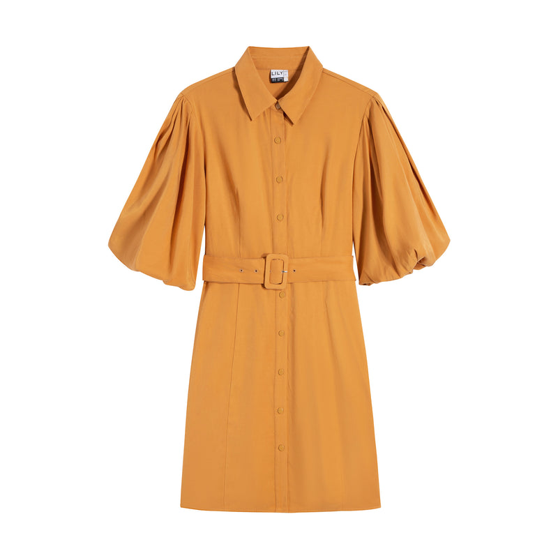 Lily - Robe - Brun Doré