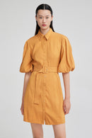 Lily - Robe - Brun Doré