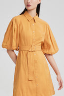 Lily - Robe - Brun Doré