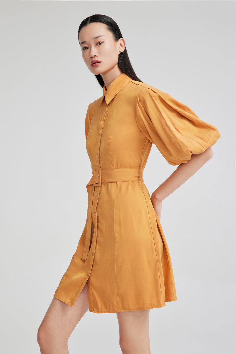 Lily - Robe - Brun Doré