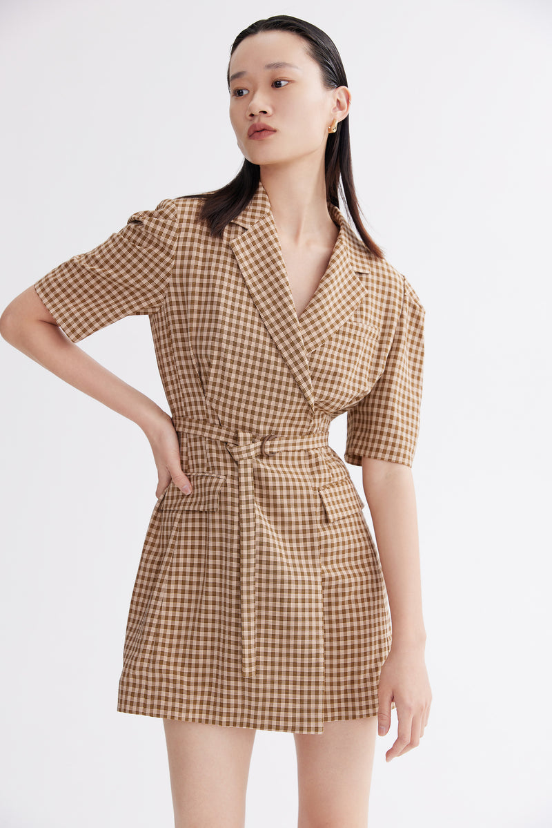 Lily - Robe - Beige Clair Café