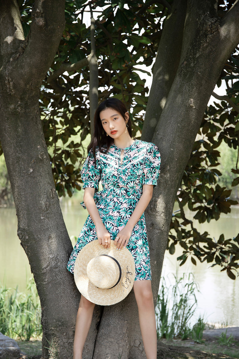 Lily - Robe - Vert Pâle