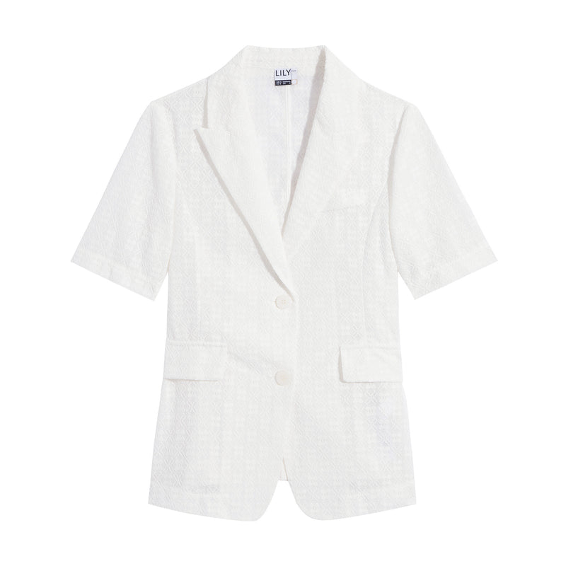 Lily - Blazer - Blanc