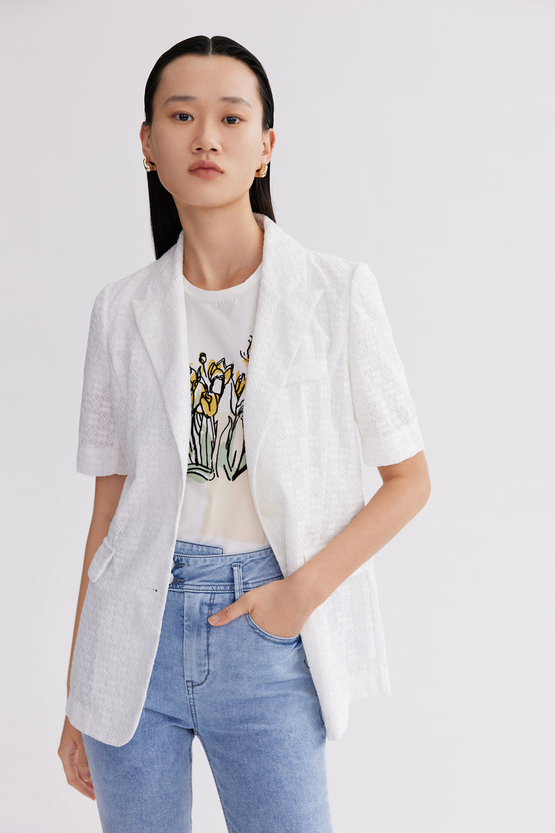 Lily - Blazer - Blanc