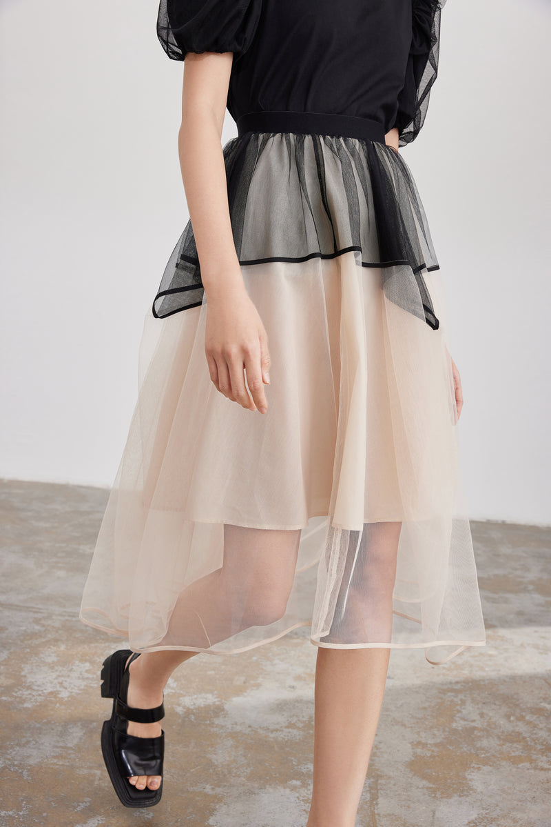 Lily - Jupe - Beige Clair