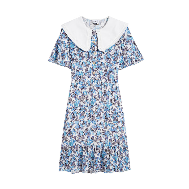 Lily - Robe - Bleu Lac