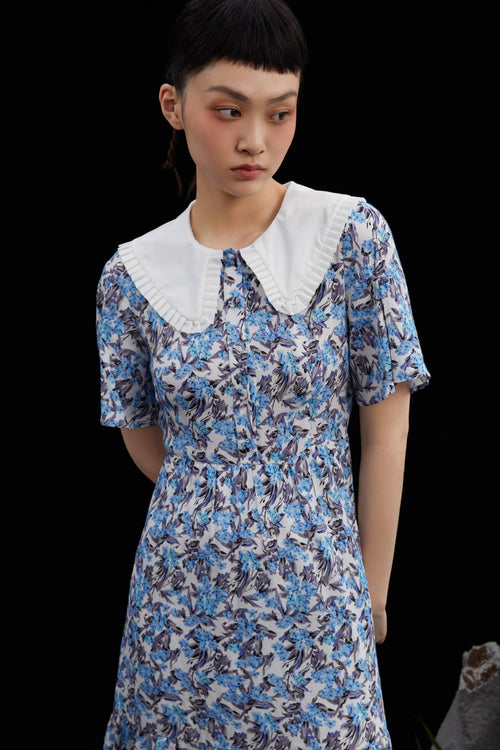 Lily - Robe - Bleu Lac