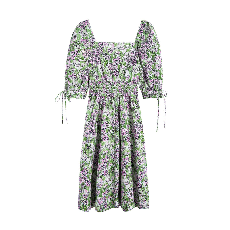 Lily - Robe - Gris Vert