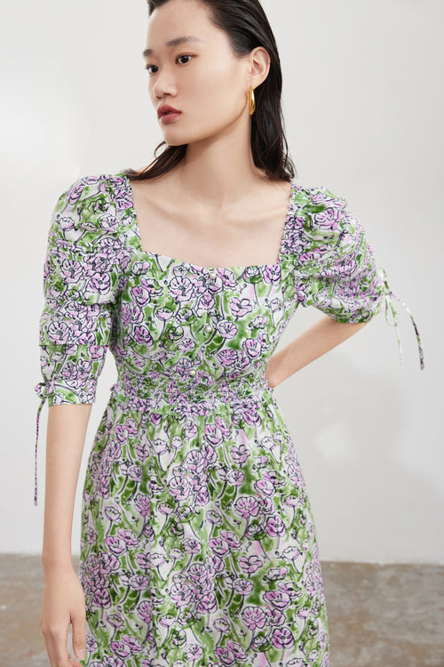 Lily - Robe - Gris Vert