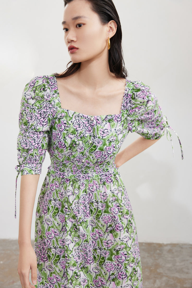 Lily - Robe - Gris Vert