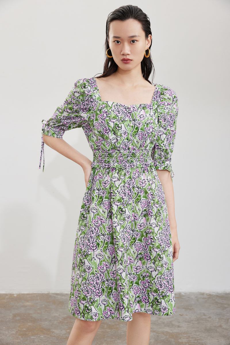 Lily - Robe - Gris Vert