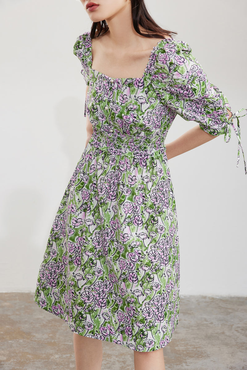 Lily - Robe - Gris Vert