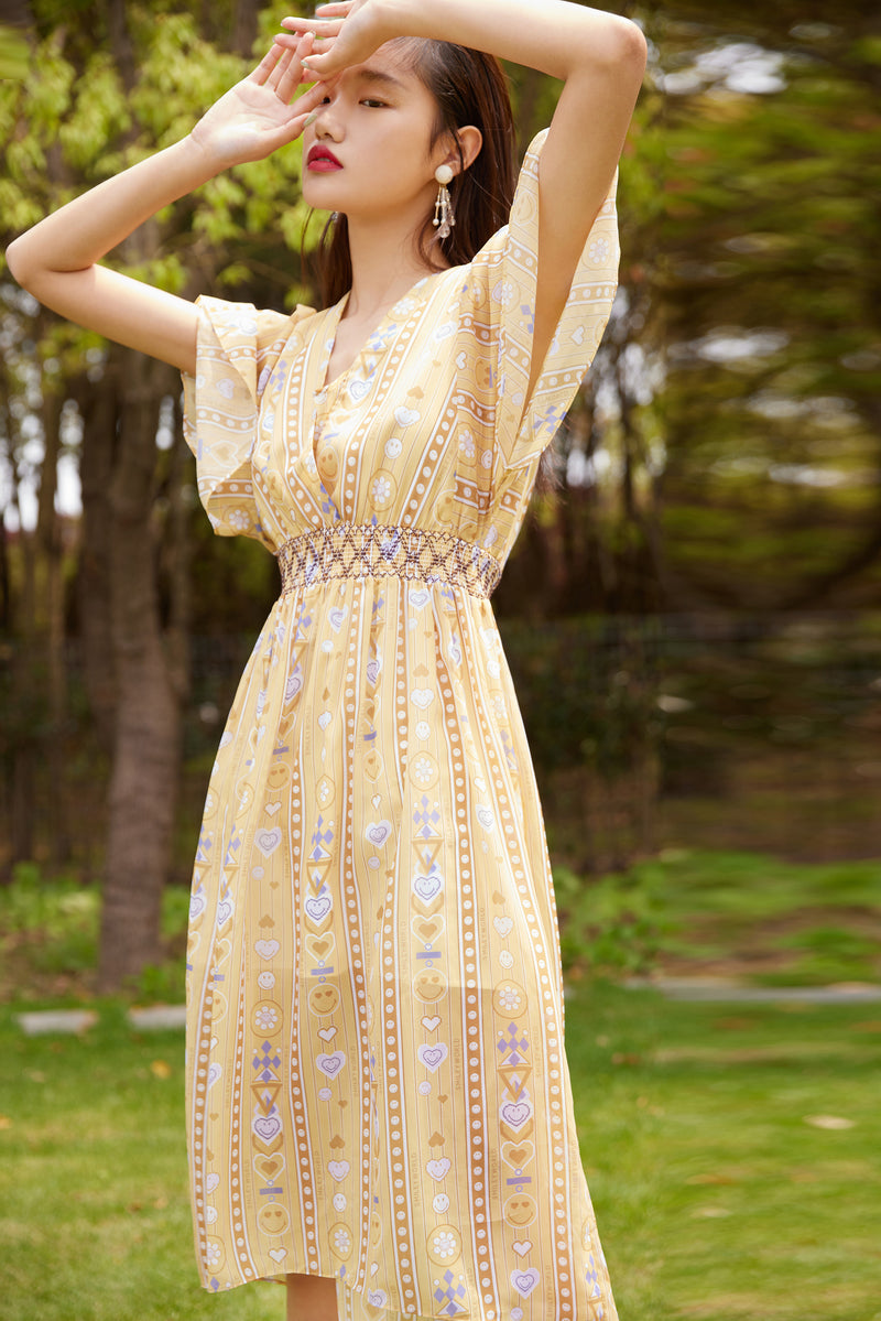 Lily - Robe - Gingembre