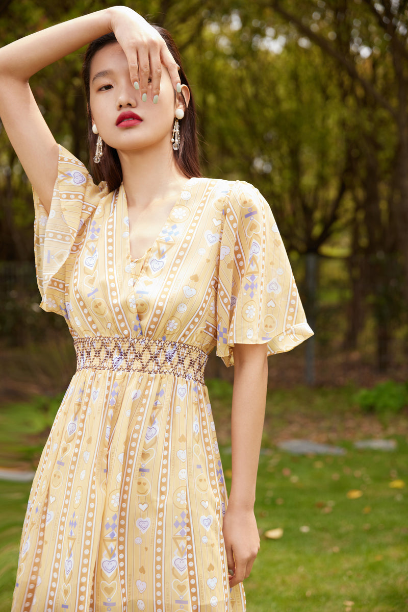 Lily - Robe - Gingembre