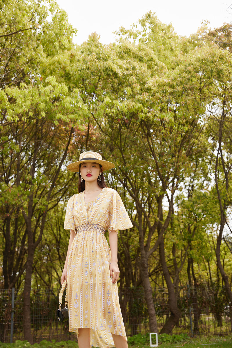 Lily - Robe - Gingembre