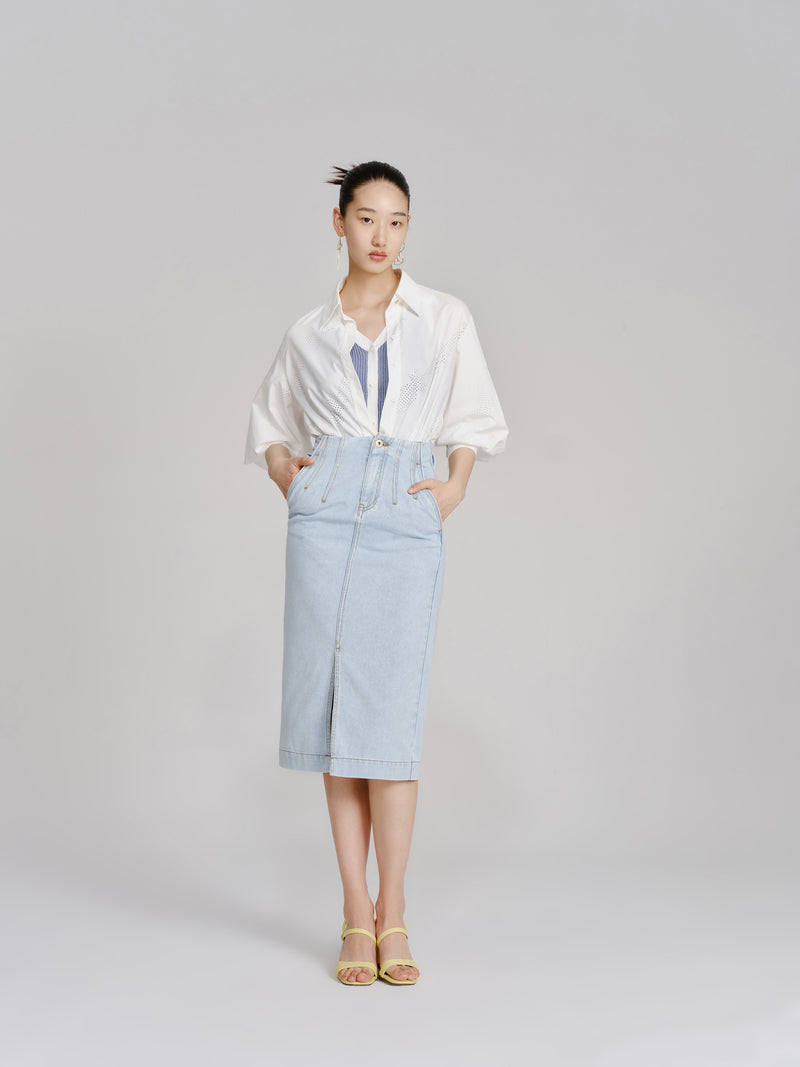 Lily - Chemise - Blanche