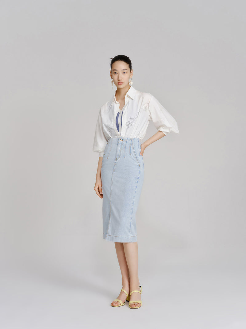 Lily - Chemise - Blanche