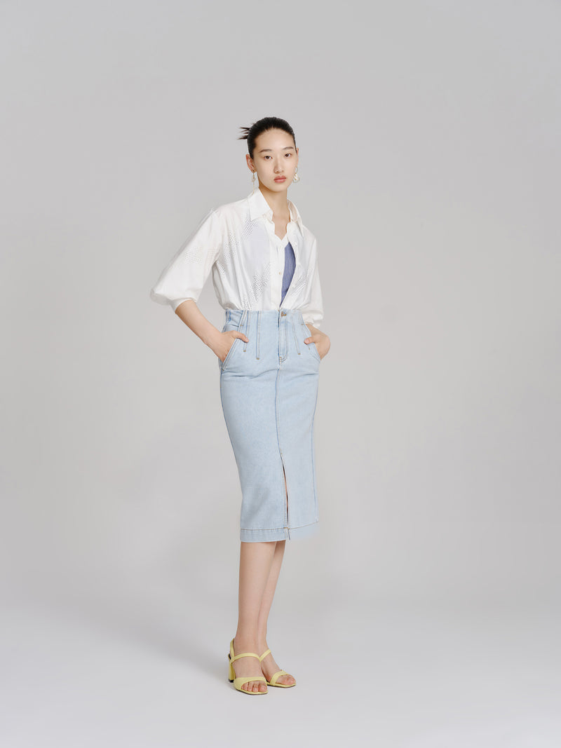 Lily - Chemise - Blanche